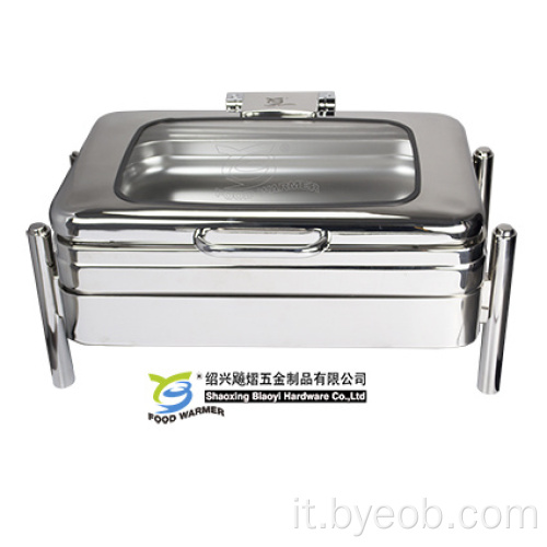 Chafing Dish con Chafer Oblungo Cornice Buffet